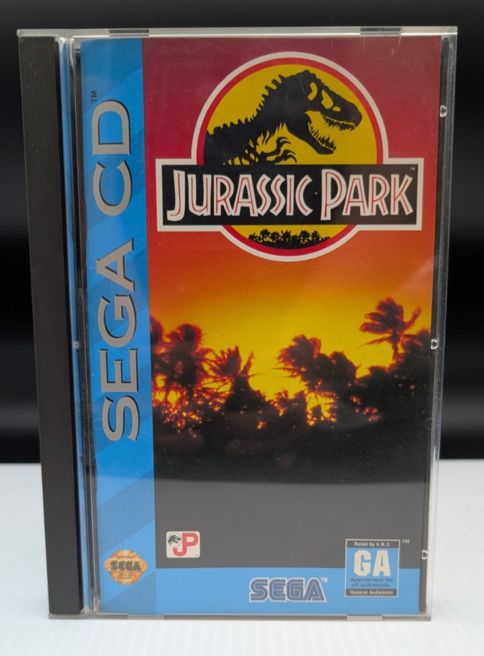 Jurassic Park Sega CD 1993 CIB Complete in Case w/ Manual and Registration Card